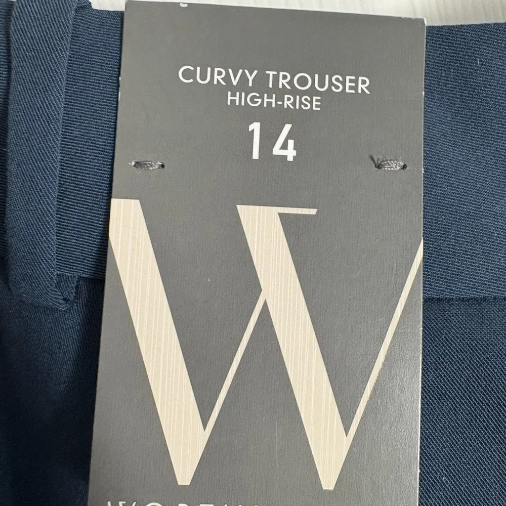 WORTHINGTON NWT Wrinkle-Free Pants in Dusty Blue Size 14 — Work/Office/Career - Picture 5 of 7